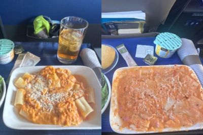 Plane passenger reveals major ‘downgrade’ in food quality between two identical on-board meals