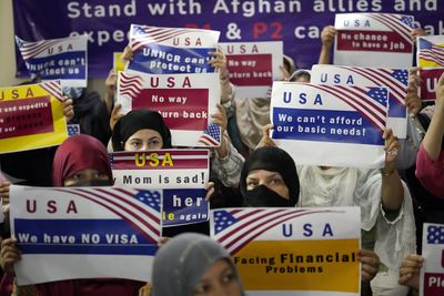 Advocates and family react as Trump cancels Afghan refugee resettlement