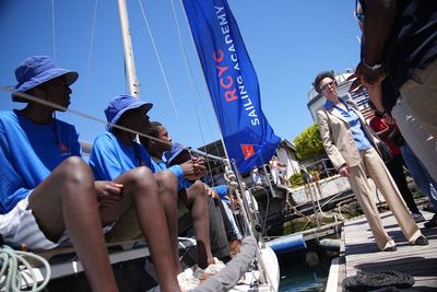 Princess Royal offers advice to yachting hopefuls in South Africa