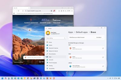 How to set the default web browser on Windows 11 and Windows 10