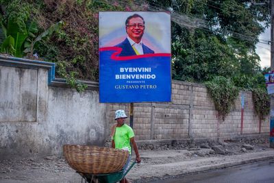 Colombian president visits southern Haiti as country battles surge in gang violence