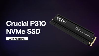 Crucial P310 SSD with heatsink carries a $30 to $40 premium — $105 for 1TB and $160 for 2TB