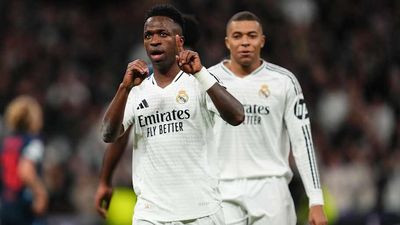 Vinicius Junior Reacts to Scoring His 100th Goal for Real Madrid