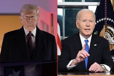 Trump Shares Cryptic Message About Biden: '​​He Didn't Give Himself A Pardon'