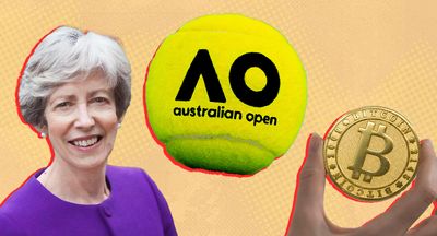 An Oz embassy shills crypto, Aus Open gossip, and a dame goes unnoticed