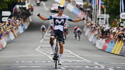 Romo takes Tour lead with first pro cycling win