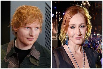 Ed Sheeran denies 'divisive and damaging' reports he attended JK Rowling’s New Year’s party