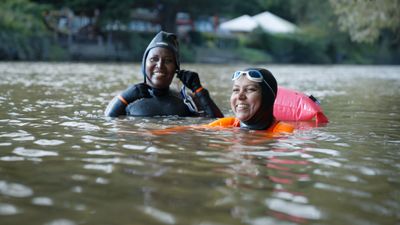 A wild swimmer marries a river in an award-winning documentary that highlights locals' fight to protect it from pollution