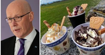 John Swinney addresses Scottish ice cream brand's move to Yorkshire