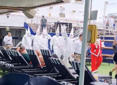 Cruise Company Forced To Apologize After Employees Dressed Up As 'Upside Down Snow Cones' Mistaken for KKK Members