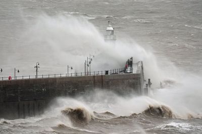 Trains axed and schools forced to close as UK braced for 100mph Storm Eowyn winds