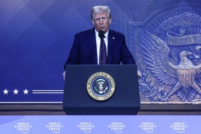 Trump threatens business leaders with tariffs and demands lower oil prices in World Economic Forum speech