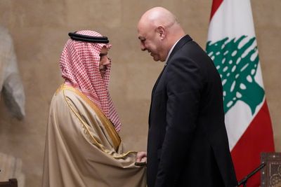 Saudi foreign minister makes first official trip to Lebanon in a decade after years of strained ties