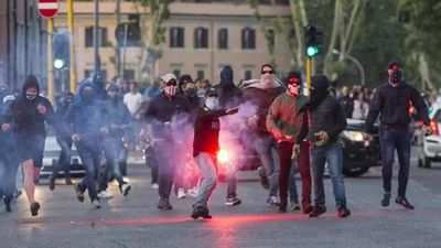 Nine hurt after Lazio fans attack Real Sociedad rivals
