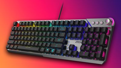 MSI's silent switch mechanical keyboard debuts at $79.99 — switches with noise levels below 35dB