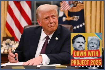Most of Trump's Executive Orders Are Directly From Project 2025 Despite Previously Calling the Agenda 'Seriously Extreme'