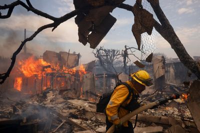 Palisades Fire cost Los Angeles at least $350m in broken infrastructure and figure ‘will likely grow’