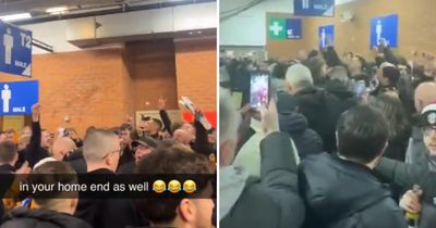 Rangers fans infiltrate Man Utd home end at Old Trafford