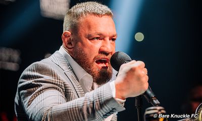 Conor McGregor summons gods to turn ‘knuckles to knives’ during impassioned (and late) BKFC promo