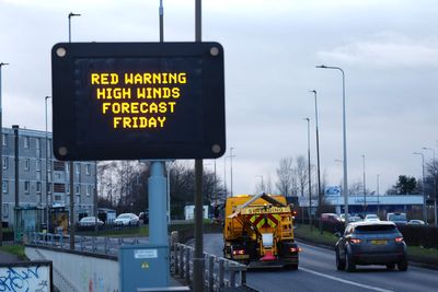 Storm Eowyn to hit UK with 100mph winds as schools shut and travel disrupted