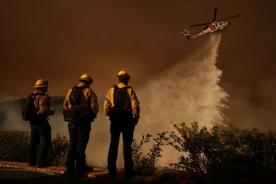 Trump targets California water policy as he prepares to tour LA fire damage