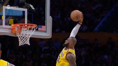 LeBron James Celebrates 21st All-Star Game Selection by Dunking All Over the Celtics