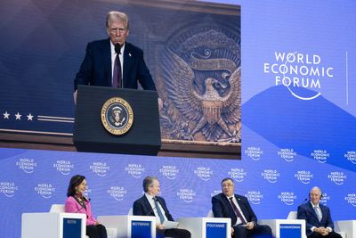 In Davos: Trump makes threats and promises on oil, Russia, and 'debanking'