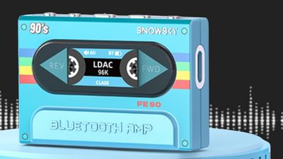 Is it a toy? Is it a music player? No, it's a portable DAC disguised as a tape deck!