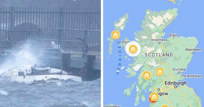 See where flood warnings are in place across Scotland