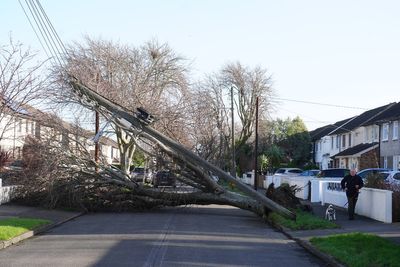 More than a million homes and businesses without power across island of Ireland