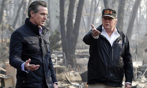 As Los Angeles burns, Trump and California governor lock horns over aid