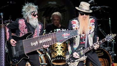 “Would I play it for a whole show? Absolutely not! I’m so happy to get that thing off. It’s brutal”: ZZ Top’s Elwood Francis on his latest weird bass acquisition – the 15-string ‘High Selecta’ bass