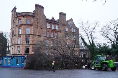 Storm Eowyn leaves 100,000 households without power as 100mph gust recorded