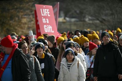 US Anti-abortion Rally Celebrates Trump's Return