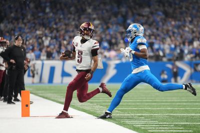 Lions’ Terrion Arnold reveals Jayden Daniels’ hilarious message after Commanders divisional win