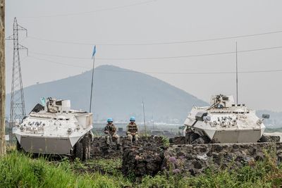 9 UN peacekeepers injured as rebels close in on eastern Congo’s main city