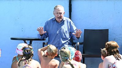 Water safety pioneer, master swim coach makes a splash