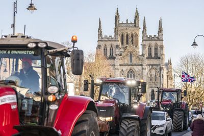 Farmers gather across the UK in new protests over inheritance tax reforms