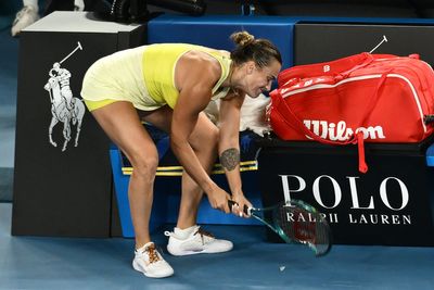 Australian Open final: Aryna Sabalenka smashes racket after shock defeat by Madison Keys