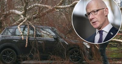 John Swinney calls for 'patience' during Storm Eowyn clear up works