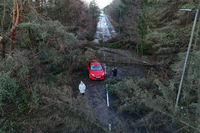 Strong winds and heavy rain approaching UK as Eowyn dies down