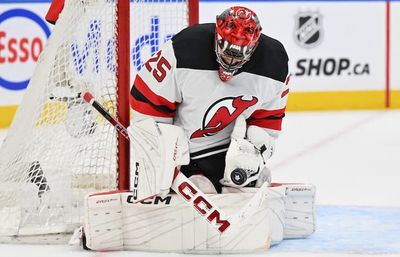 Devils goalie Jacob Markstrom out long term with MCL sprain