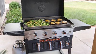 This griddle and air fryer combo is the outdoor appliance I never knew I needed