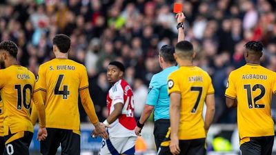 Why was Arsenal's Myles Lewis-Skelly Sent Off Against Wolves?