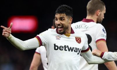 Emerson’s header earns draw for West Ham as loss of Mings hurts Aston Villa