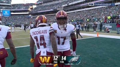 Commanders' Terry McLaurin Had Hyped Three-Word Reaction to Sweet Touchdown vs. Eagles