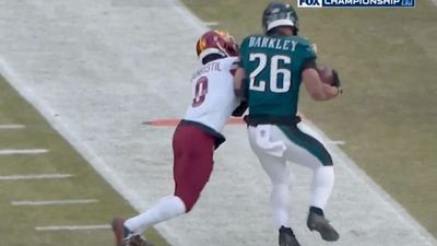 NFL World Clashes Over Saquon Barkley Roughing Penalty That Led to Eagles TD