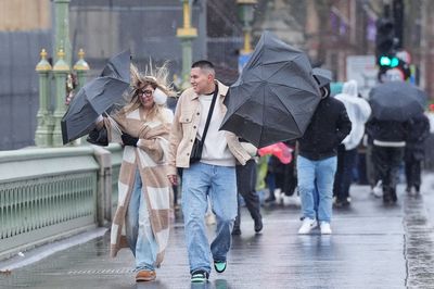 Wet and windy weather moves over the UK as yellow warnings continue