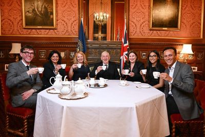 Lindsay Hoyle makes Emmerdale cameo as Commons Speaker drops into bistro for a cuppa