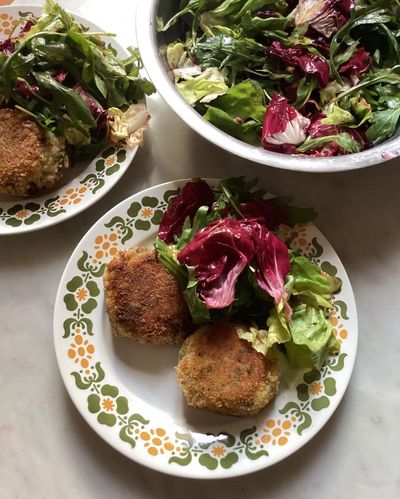 Rachel Roddy’s recipe for potato and tinned fish cakes